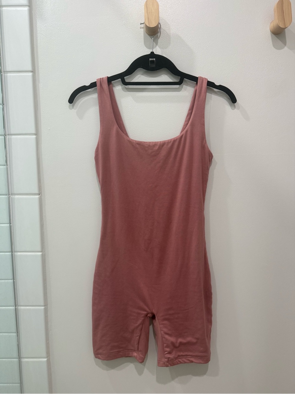 BUMPSUIT XS Scoop Romper in Dusty Rose